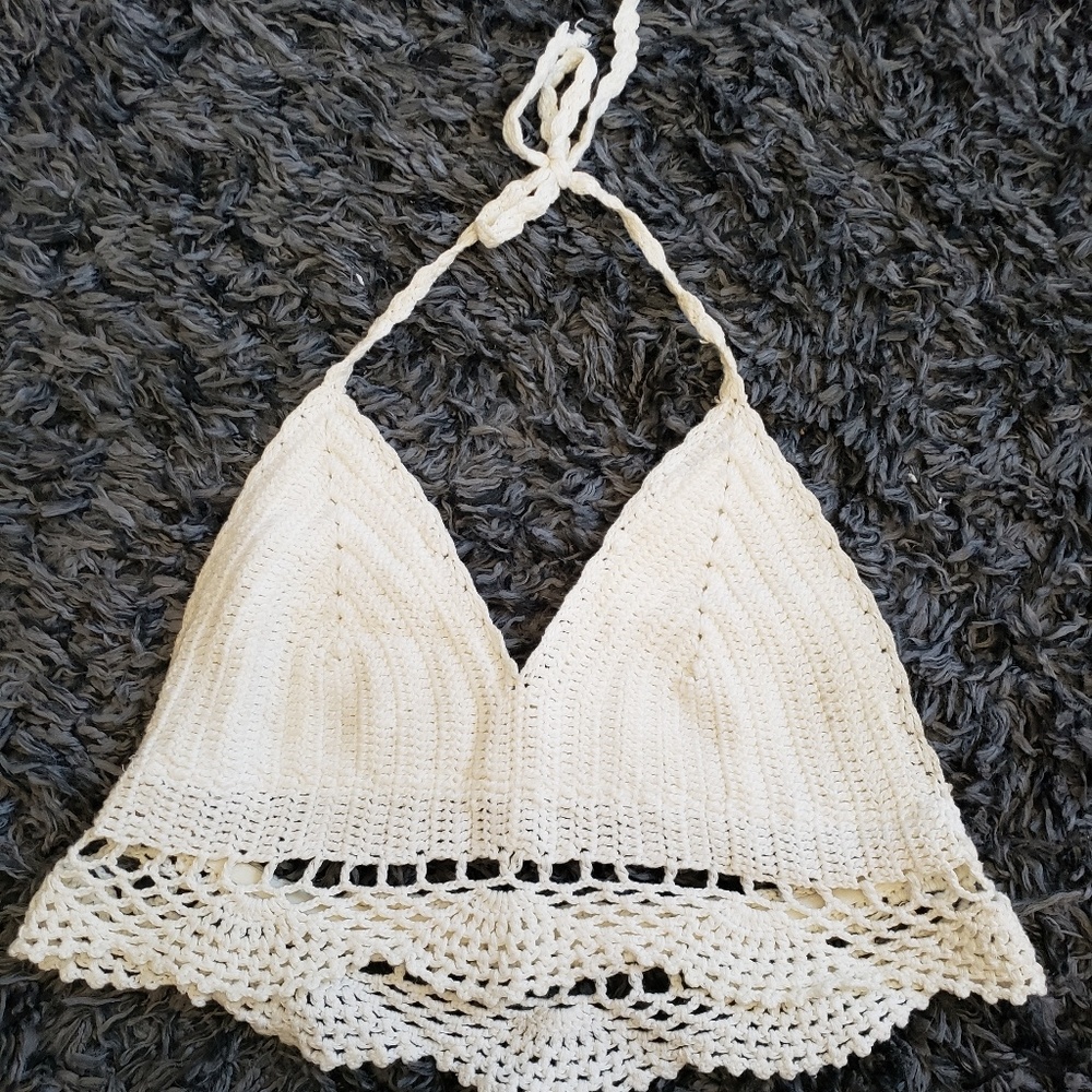 Crochet halter top/ swim
